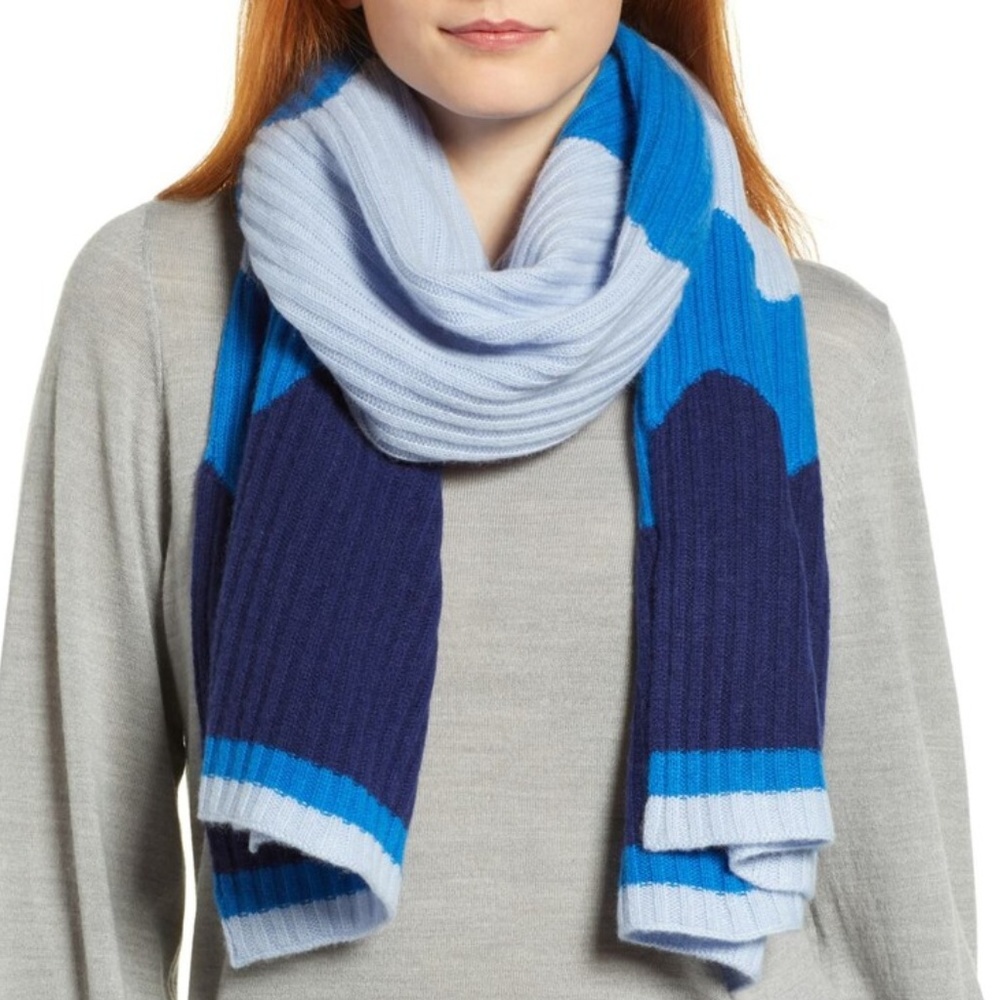 Halogen Chevron 100% Cashmere Scarf